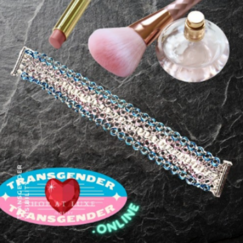 Transgender Day Of Visibility Chainmaille Bracelet