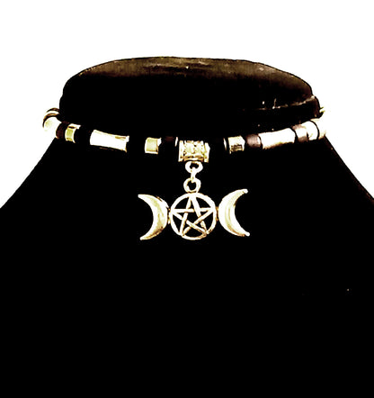 Triple Moon Goddess Bracelet