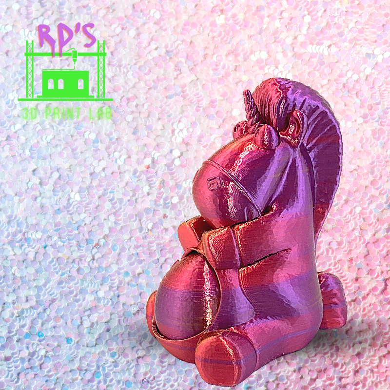 SUPER CUTE UNICORN WITH SECRET COMPARTMENT 3D FIGURE