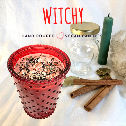 Witchy -Dragon's Blood- Vegan Candle