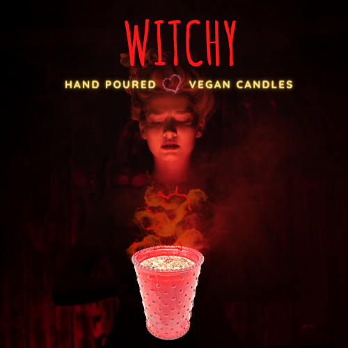 Witchy -Dragon's Blood- Vegan Candle