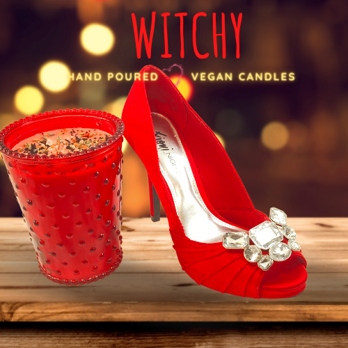 Witchy -Dragon's Blood- Vegan Candle