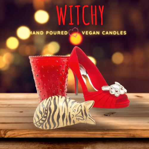 Witchy -Dragon's Blood- Vegan Candle