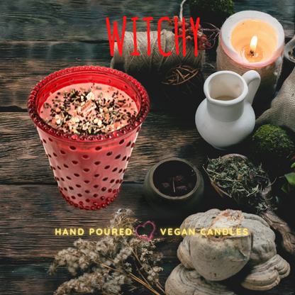 Witchy -Dragon's Blood- Vegan Candle