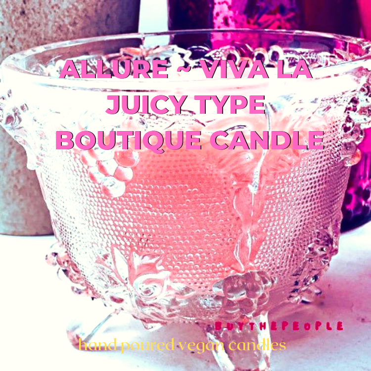 ALLURE- Viva La Juicy Type Candle In Crystal Cauldron