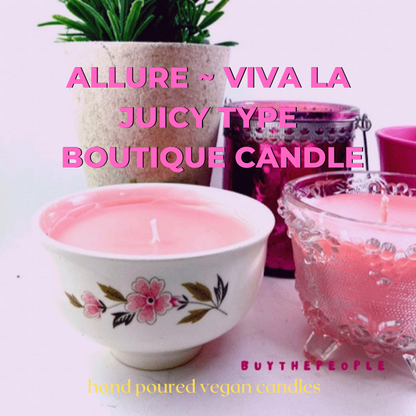 ALLURE- Viva La Juicy Type Candle In Crystal Cauldron