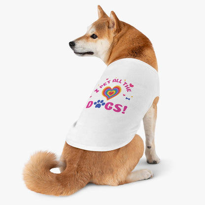 I PET ALL THE DOGS Pet Tank Top