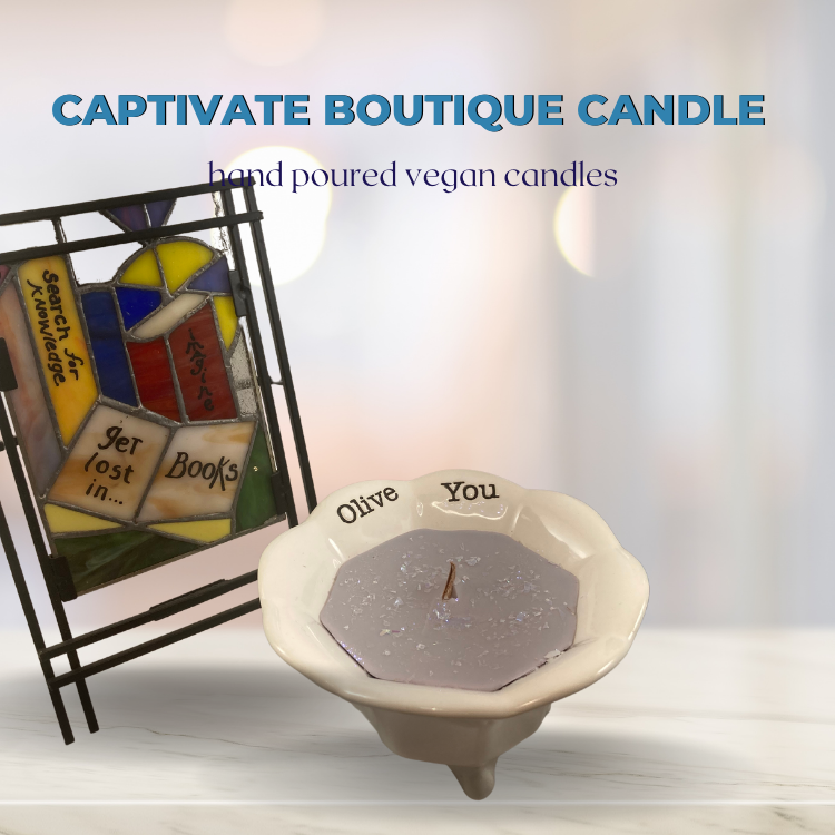 Captivate Boutique Candle in Ceramic Cauldron