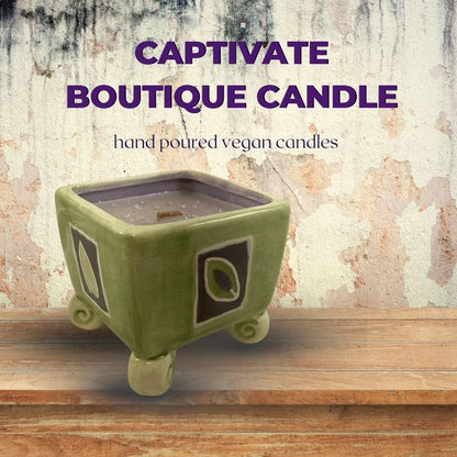 Captivate Boutique Candle in Stone Cauldron