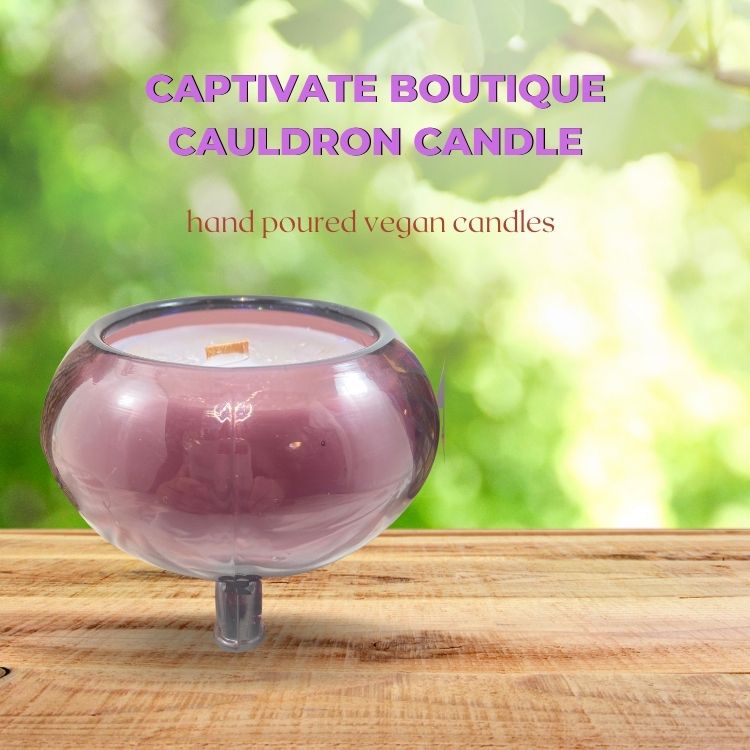 Captivate Boutique Purple Chalice Candle