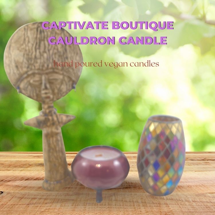 Captivate Boutique Purple Chalice Candle