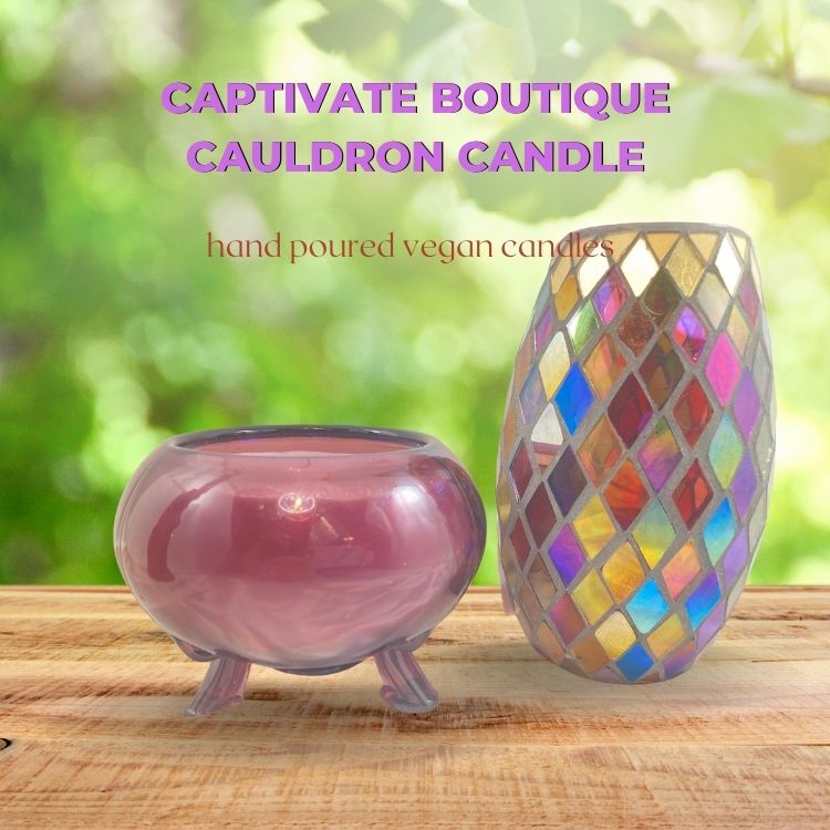 Captivate Boutique Purple Chalice Candle