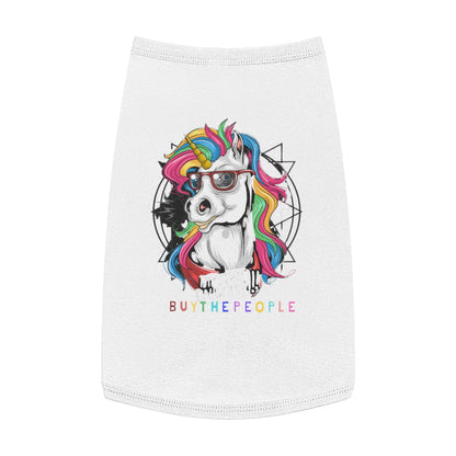 Hipster Unicorn Pet Tank Top