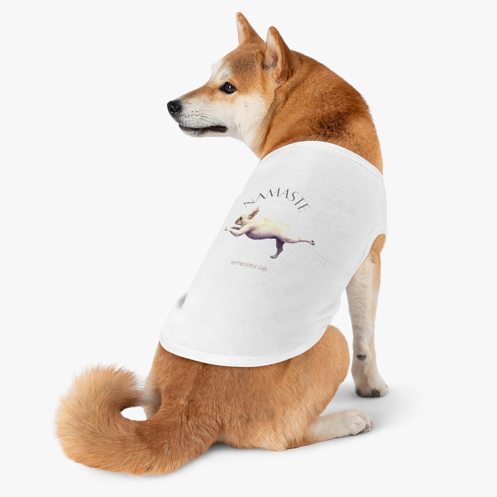 Namaste Yoga Frenchie Pet Tank Top