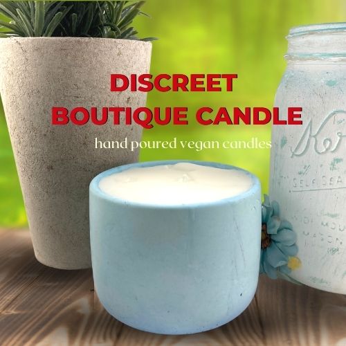 Discreet Cement Vegan Candle