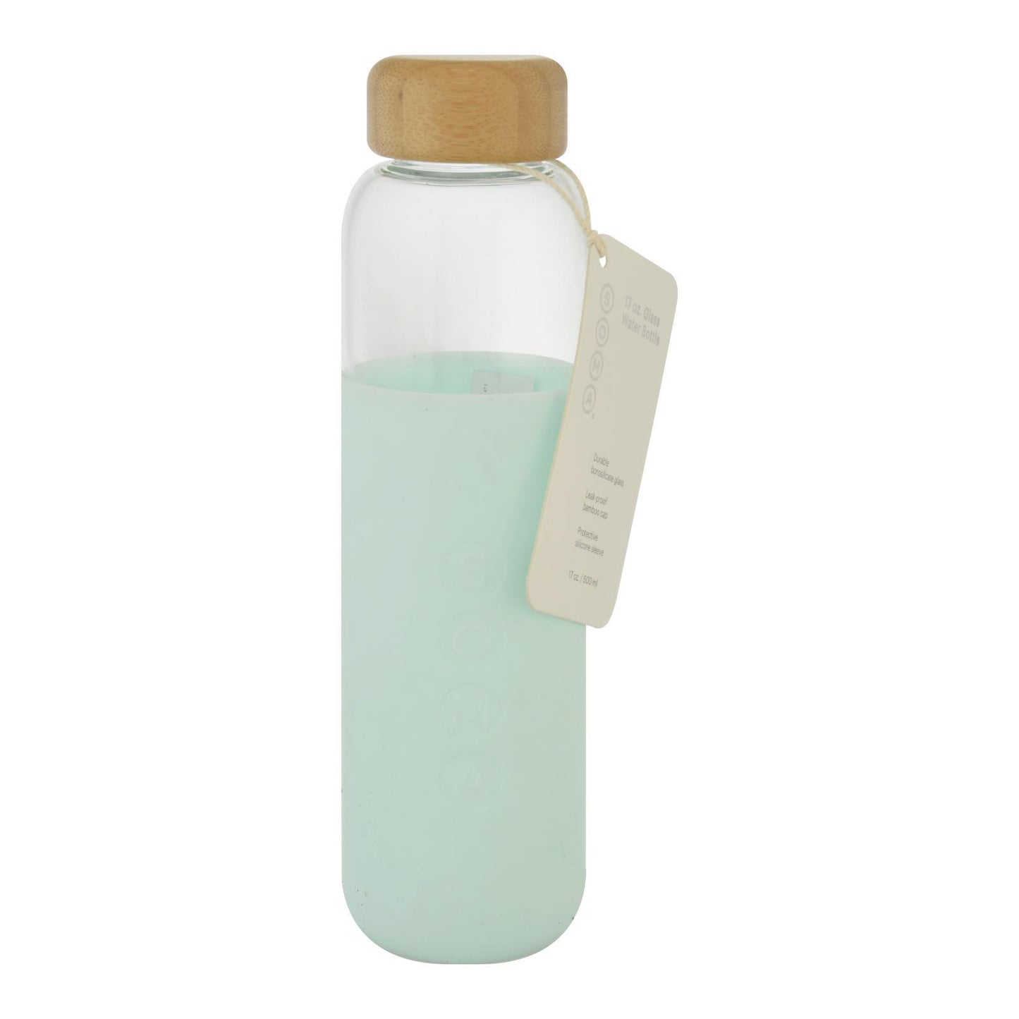 Soma - Water Bottle Mint - Case of 4 - 17 OZ