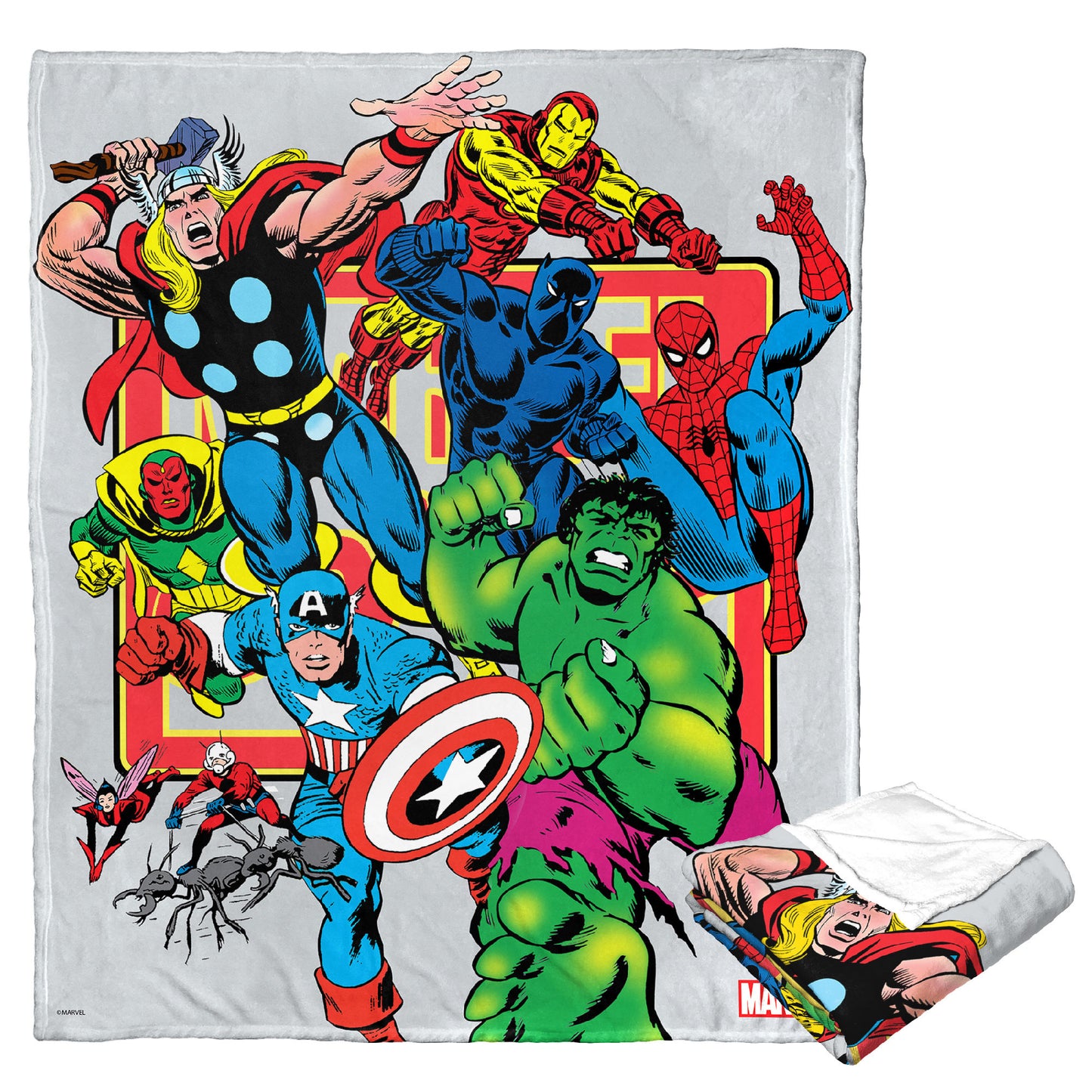 Marvel Comics, Comic Run Aggretsuko Comics Silk Touch Throw Blanket, 50" x 60"