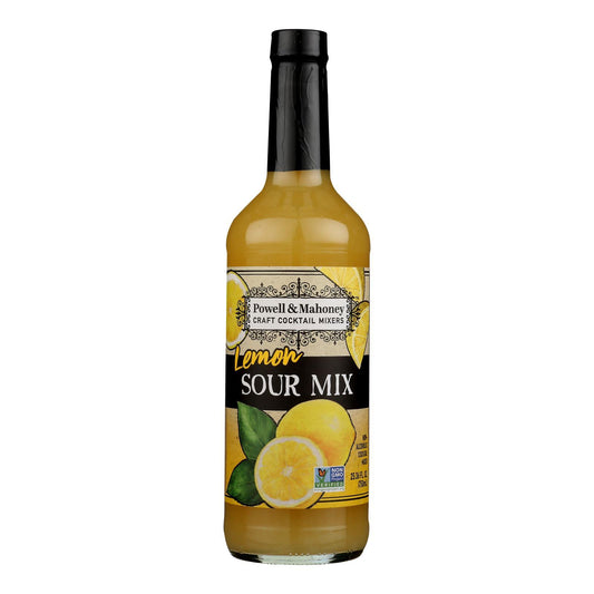 Powell and Mahoney Cocktail Mixer - Lemon Sour - Case of 6 - 25.36 fl oz