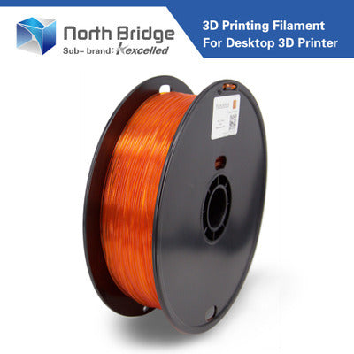 PLA 1.75mm/ transparent orange 3D Printer Consumables / rapid prototyping consumables /Makerbot consumables