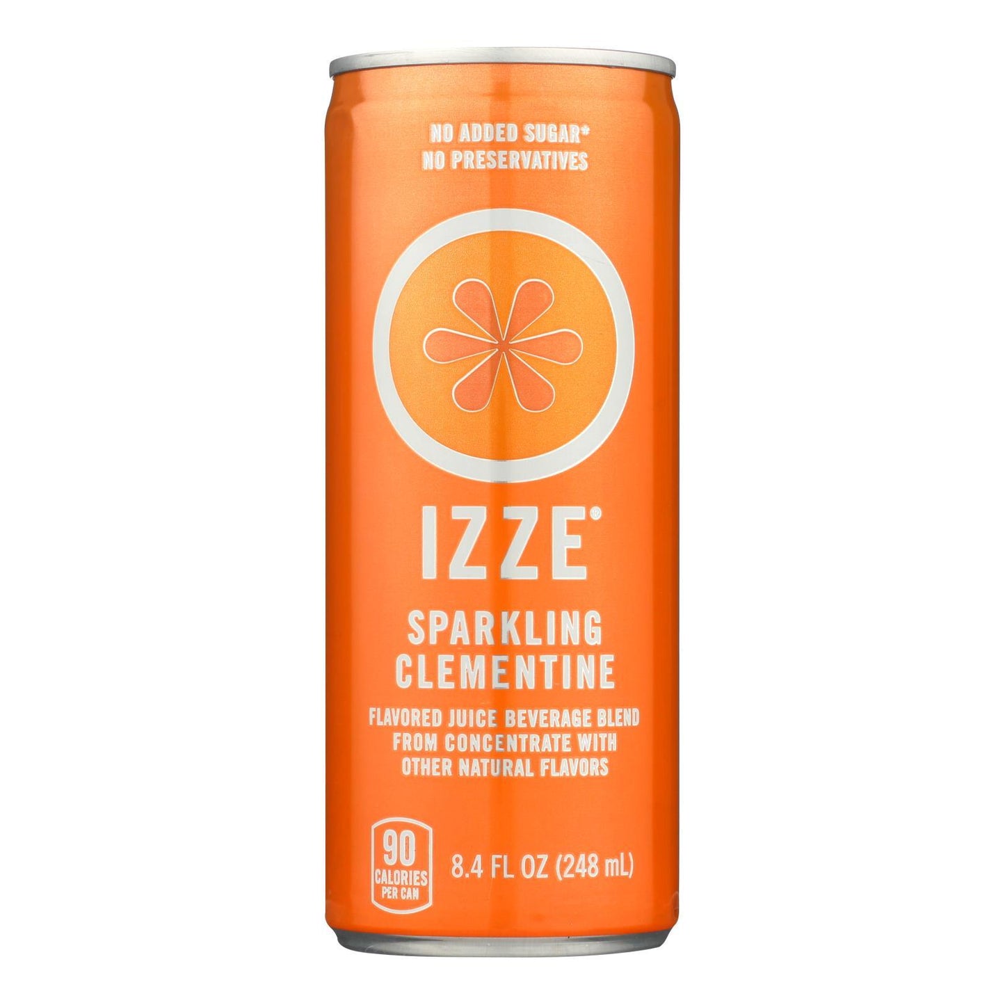 Izze Can - Sparkling - Clementine - Case of 12 - 8.4 fl oz