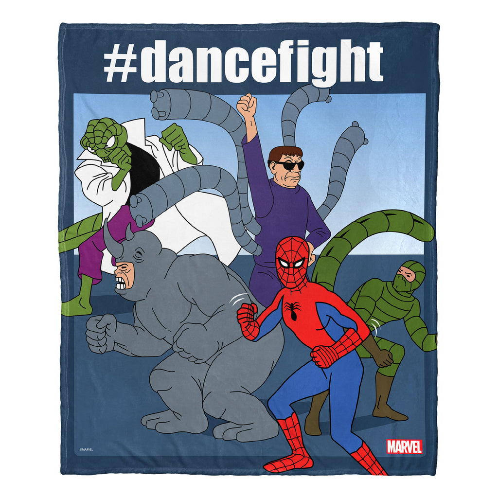 Marvel Comics, Dance Fight Aggretsuko Comics Silk Touch Throw Blanket, 50" x 60"