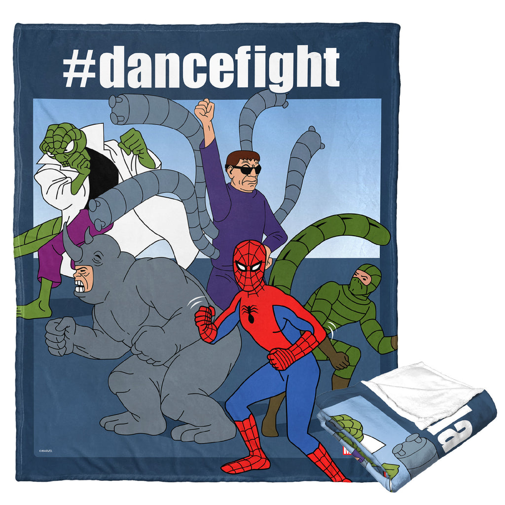 Marvel Comics, Dance Fight Aggretsuko Comics Silk Touch Throw Blanket, 50" x 60"