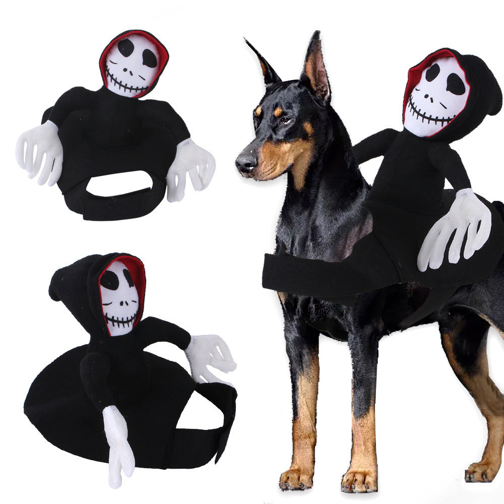 New Pets Transformed Into Riding Costumes Halloween Clothes