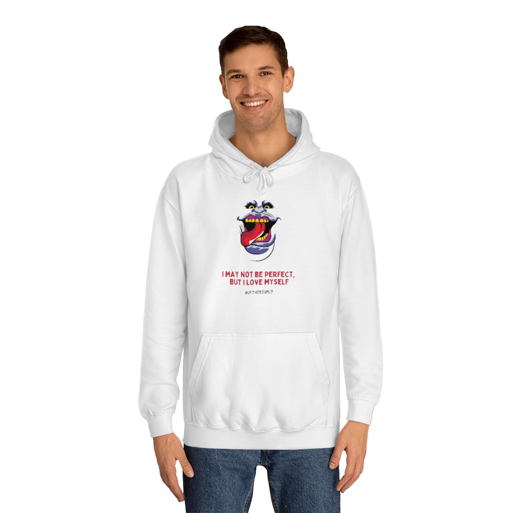 I Love Myself Unisex College Hoodie