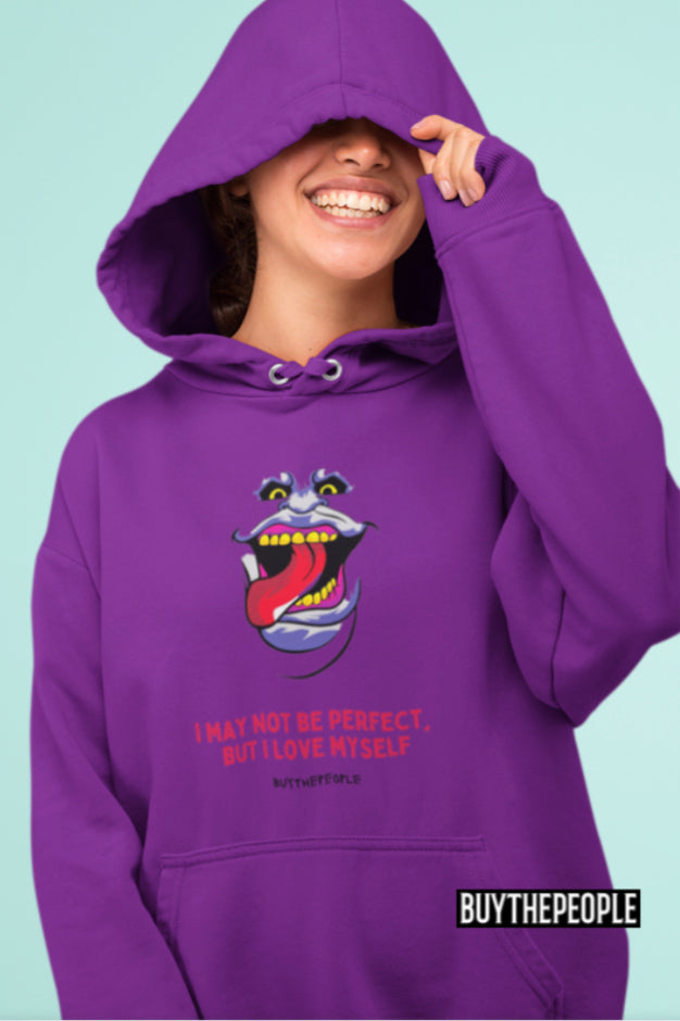 I Love Myself Unisex College Hoodie