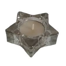 Linen And Sky Star Shaped Tealight Candles (2)