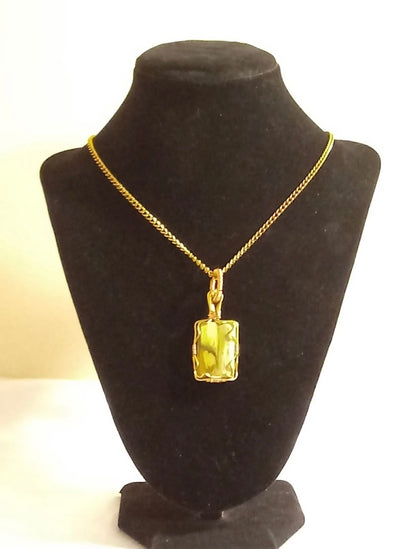 Gary Green Jasper Wire Wrapped Necklace