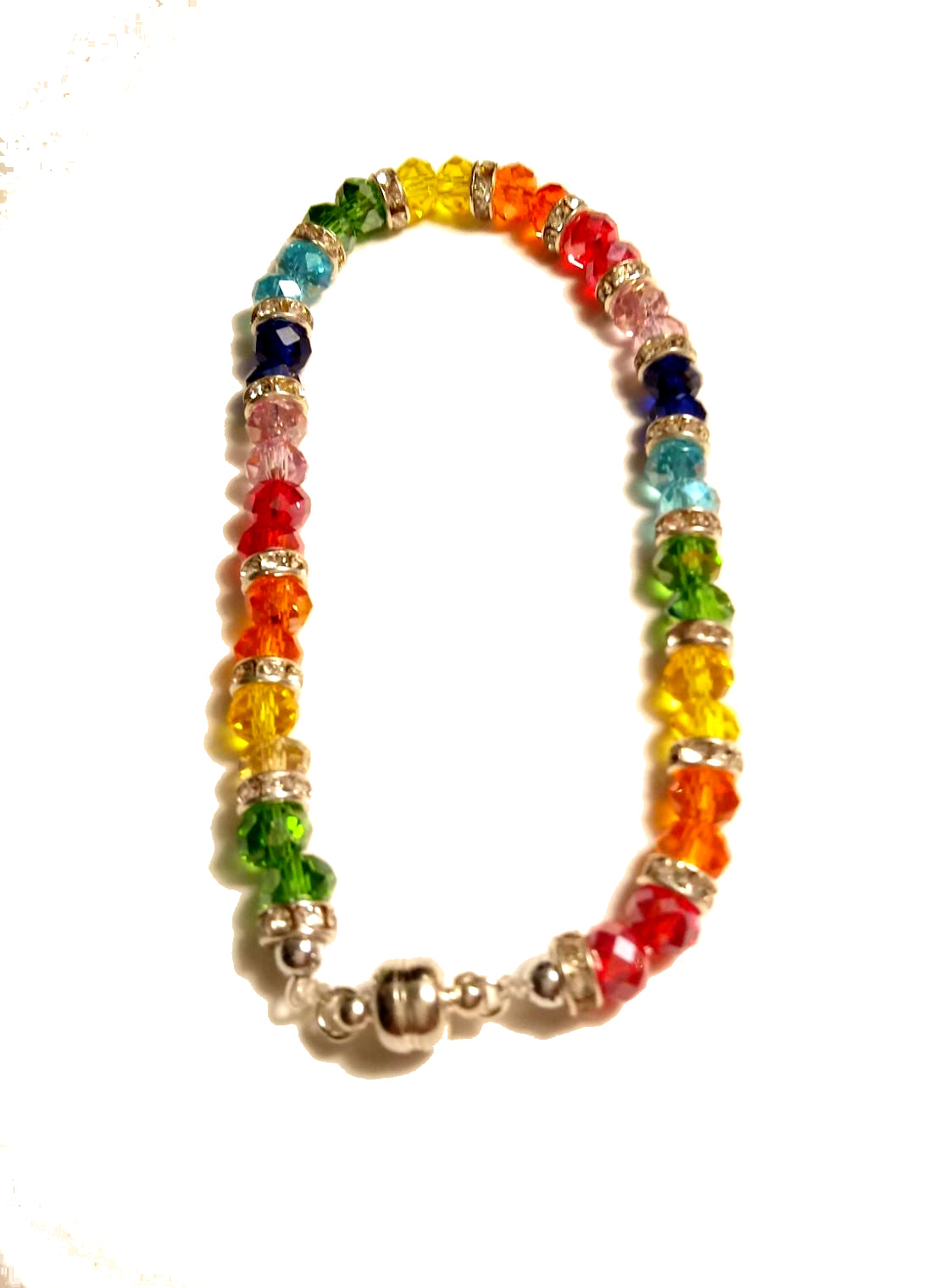 LBGTQAI Rainbow Pride Crystal Bracelet