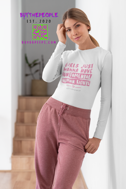 GIRLS JUST WANNA HAVE FUNdamental Rights! Classic Long Sleeve T-Shirt