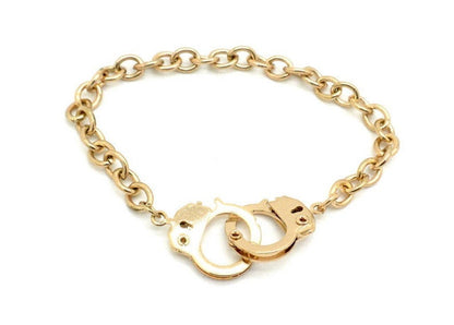 Steamy Nights Steel Handcuff Bondage Bracelet